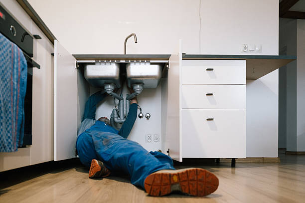 Professional Drain Cleaning technician working in Woodstock, OH